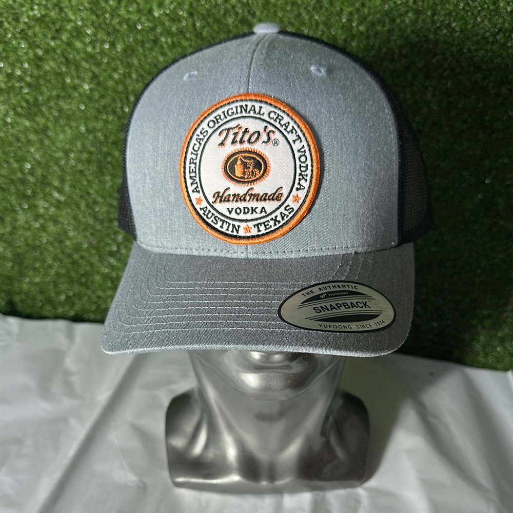 Gray Snapback Hat